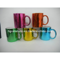 Tazas de color metálico, taza de acabado metálico